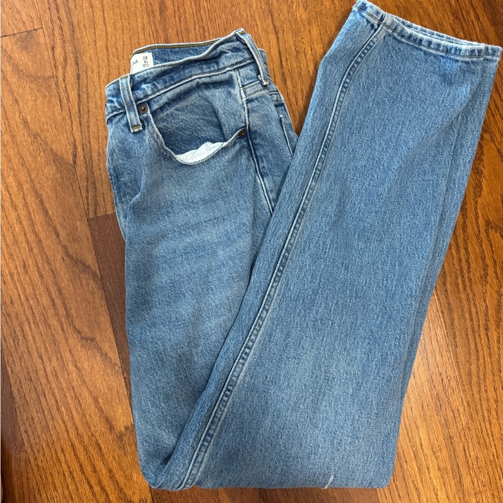Abercrombie & Fitch Straight Blue Jeans